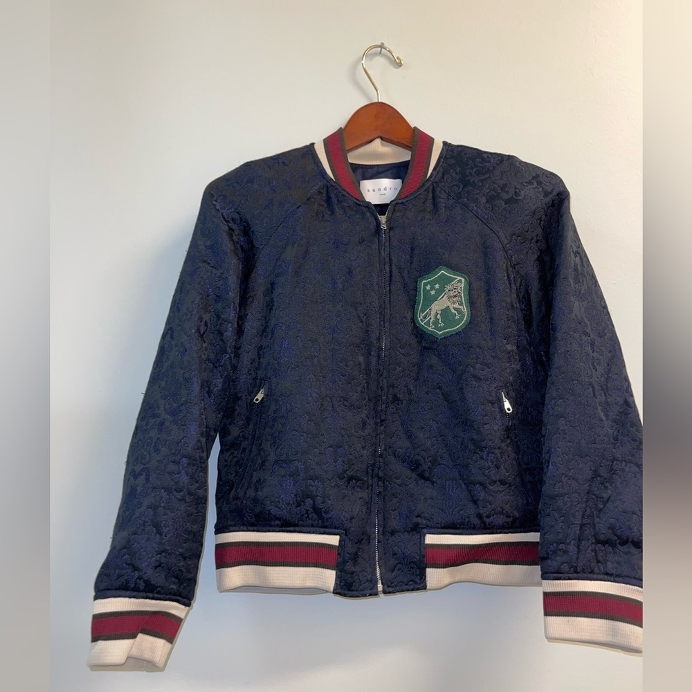 Sandro varsity jacket size 2 - Picture 3 of 12